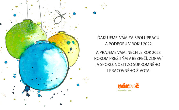 Ďakujeme a do roku 2023 Vám prajeme …